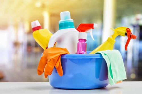 Professional office cleaners in Crystal Palace maintaining a modern workspace