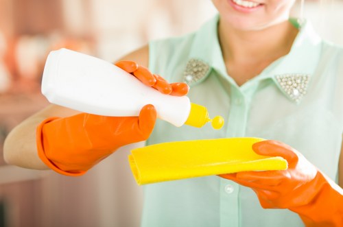 Commercial cleaning setup for a Crystal Palace business