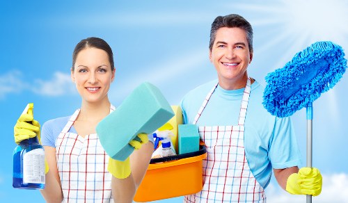 Professional cleaners in Crystal Palace handling a thorough cleaning task
