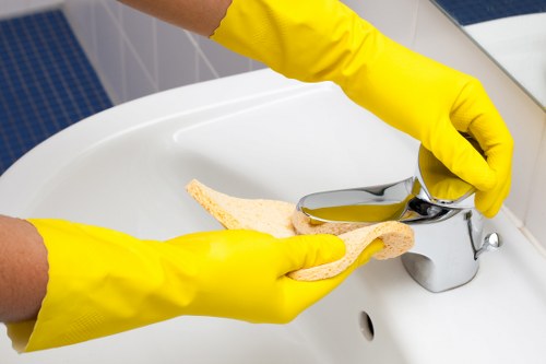 Cleaning dust and residue after renovation work